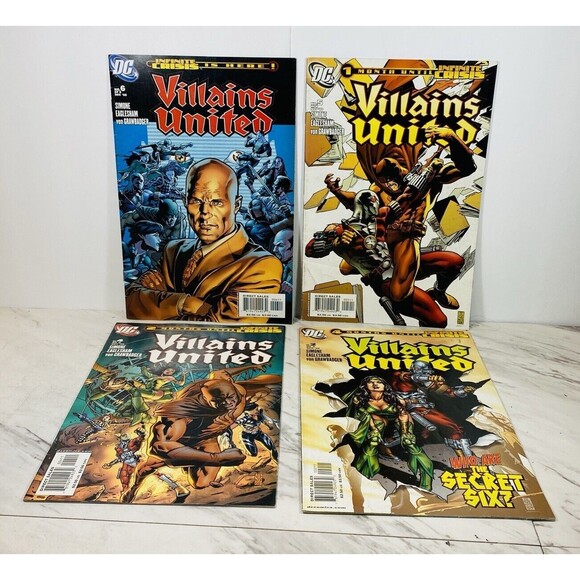 DC Comics VILLAINS UNITED (2005) # 2/4/5/6  (Set Of 4) - Picture 1 of 4